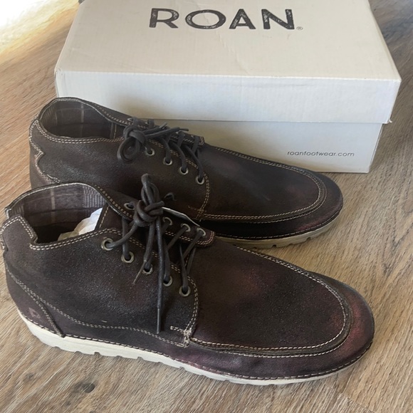 Roan by Bed | Stu “Tobias” Black Oiled Suede Chukka Boot Size 11 - Picture 9 of 16